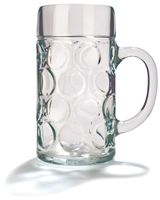 Lot De 6 Chopes à Bière Stölzle Isar 1L Avec Trait De Repère - Verres Robustes Et Élégants Pour Fêtes Et Restauration