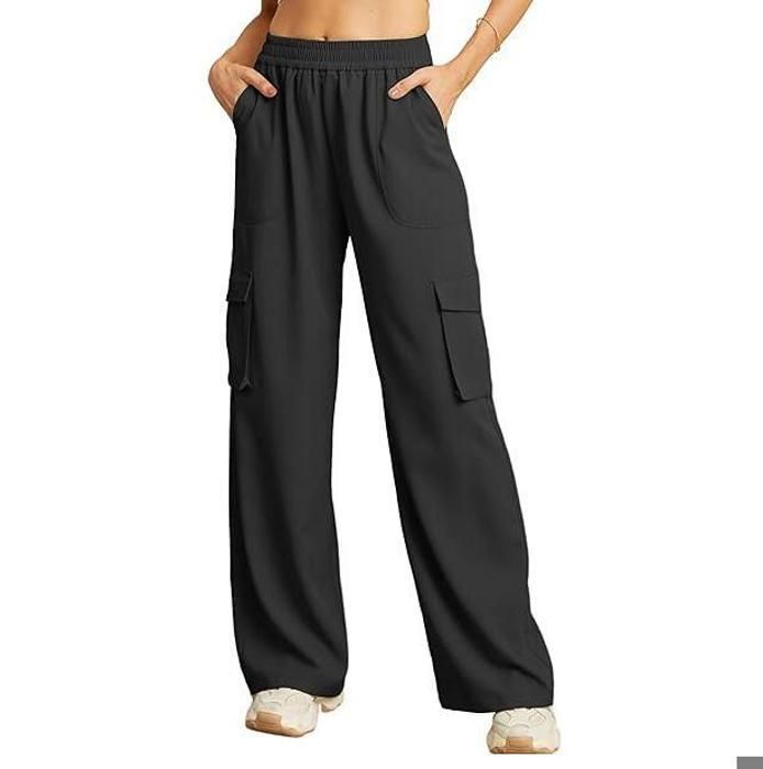 Pantalon Jogging Femme Coton élastique - Taille Haute, Poches, Pour Sport Et Loisirs