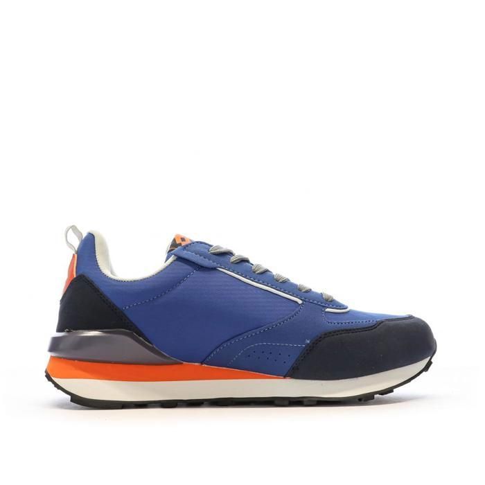 Lotto Twenty 5 Baskets Homme, Gris Et Marine, Tige Synthétique, Fermeture Lacets