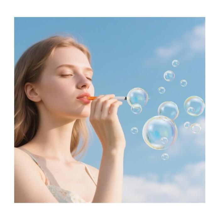 Cigarette Bulle De Savon,Cigarettes Bulles Factices,Mini-Jouet Bulles avec Solution Bulle,Homme et Femme,Cadeau Anti-Stress pour Mariages,Anniversaires,FêTes