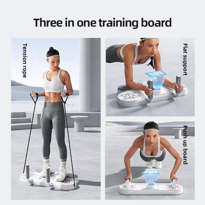 Planche de Musculation - 3 en 1- Avce bande de résistance et capteurs ...