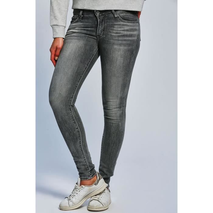 Jeans Levi's 711 Skinny gris pour femmes. 18881 0126. Gris - Cdiscount  Prêt-à-Porter