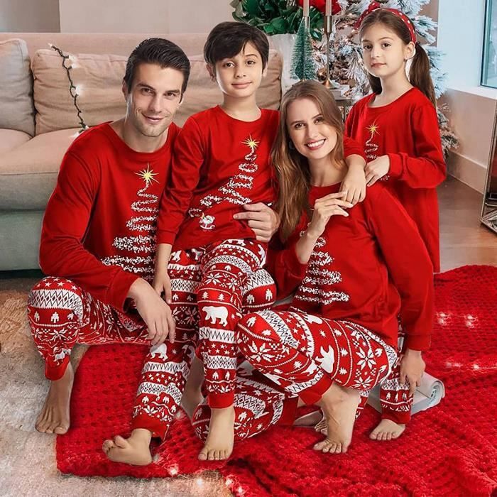 ENSEMBLE DE VETEMENTS Pyjama Noel Combinaison Pyjama Femme Pyjama Noel  Famille Chaud Et Doux Pyjama NoëL Pyjamas Maison Maïs - Cdiscount  Prêt-à-Porter