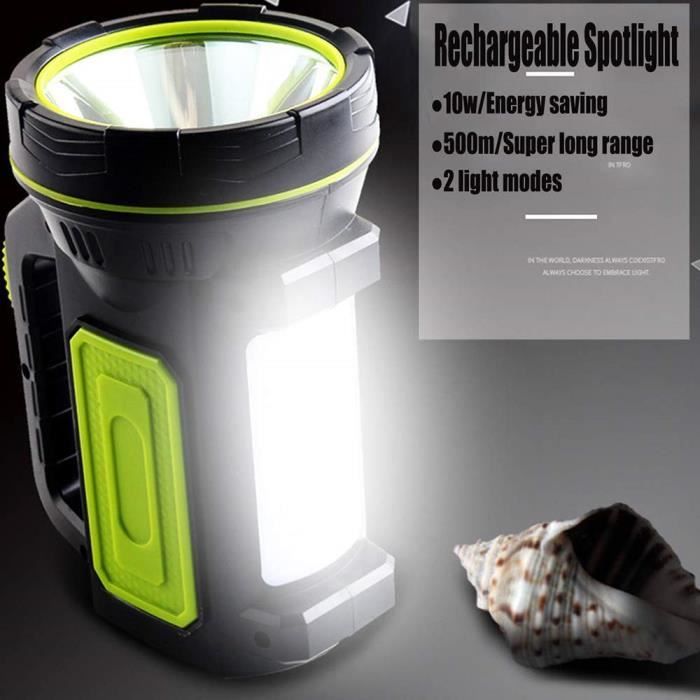 Lampe Torche LED Ultra Puissante 500000 Lumens Rechargeable Jayxinli