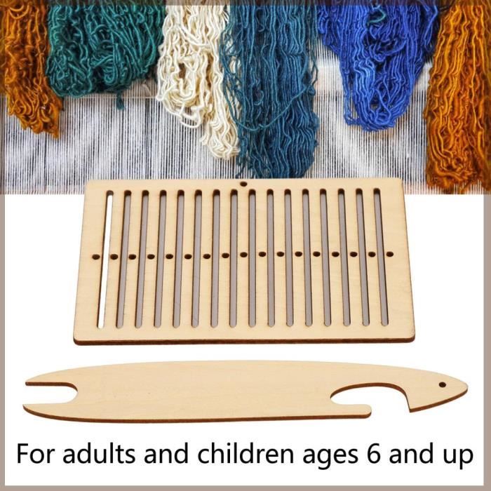 Kit de métier à tisser en bois facile à installer, métier à tisser à Kit de métier à tisser en bois facile à installer, métier à tisser à