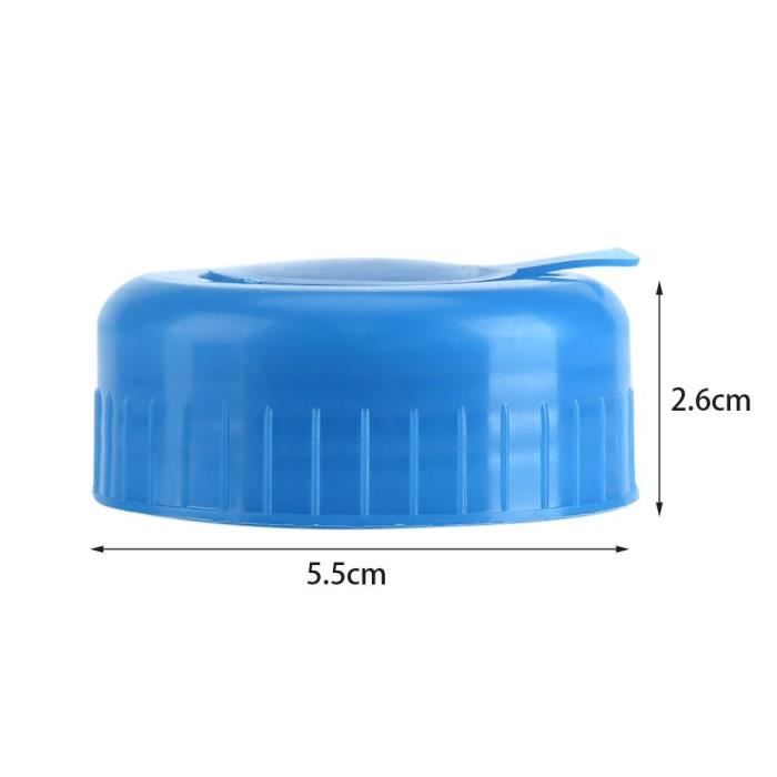 Seprendi Lot de 5 bouchons en plastique pour carafe d'eau potable - Bleu -  Sans fuite