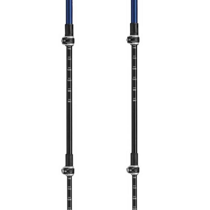 Bâtons De Marche Nordique Leki Traveller Carbon Télescopiques Réglables - Neuf En Boîte