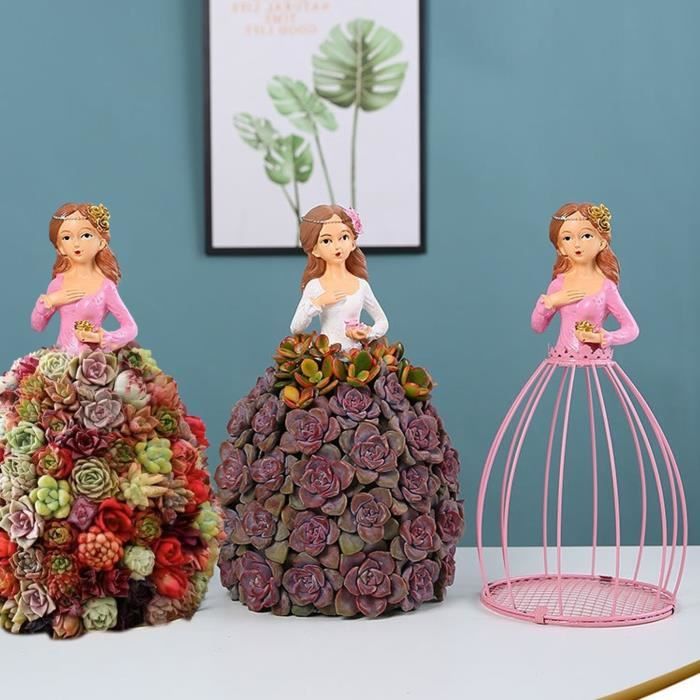 Blanc Jupe de fleur de princesse succulente pour fille Support de fleur La r verie de la robe de fleur de