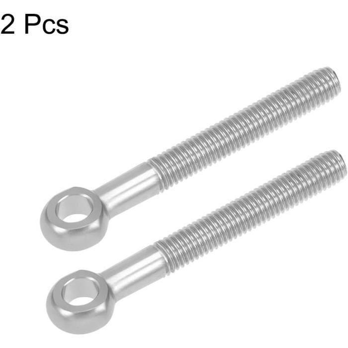 HOBBIESAY 300 Pcs Vis à Oeil Dorées 8x4mm 304 Acier Inoxydable - Goupilles Pour Bijoux, Bracelets Et Porte-Clés