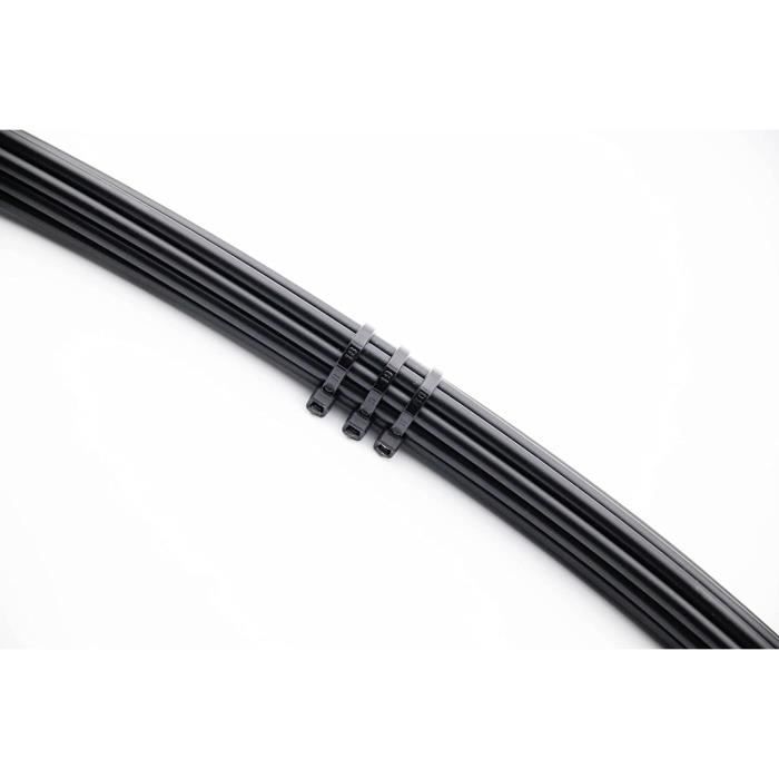 Collier De Serrage Plastique Noir - Attache Et Serre Cable - Lien De Serrage  - Rilsan Noir - Serre-câbles Électriques - A76 - Cdiscount Bricolage