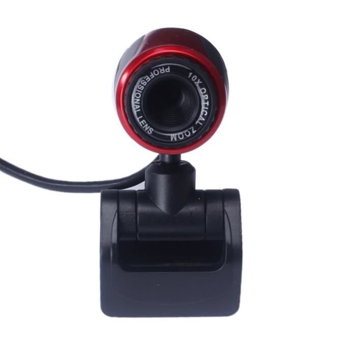 Caméra Web USB 2.0 HD Webcam Cam avec micro pour ordinateur de