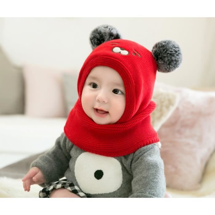 Bonnet cache cou hot sale bebe