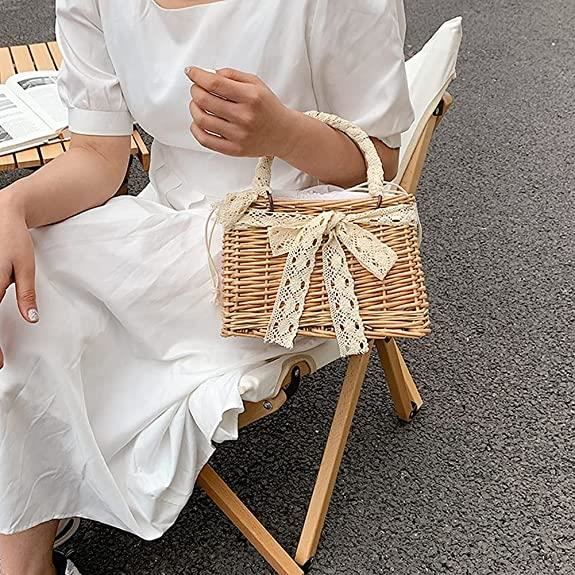 Sac osier sale femme