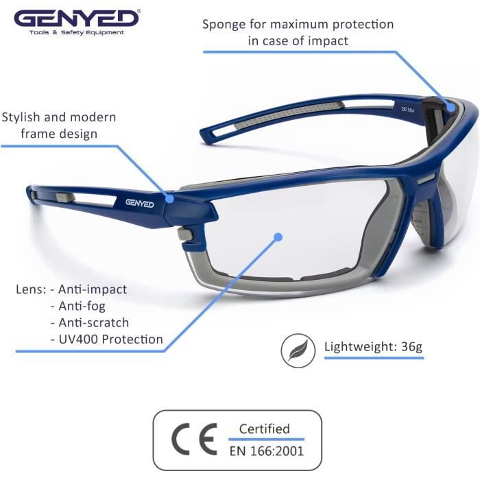 Lunette de protection en 166 online