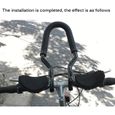 Repose-bras Aerobar pour VTT ou vélo de route - ANNEFLY - Blanc - Alliage d'aluminium et éponge - 37 cm-3