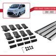 Compatible avec Ford Transit Tourneo - Custom 2012-2022 Barres de Toit FLY Modèle Railing Porte-Bagages de voiture 4 BARRAS GRIS-3
