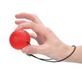 3pcs boule d'exercice main Fitness Main Finger Force Stretch Ballon D'entraînement De Doigt En Silicone (Dureté rouge 25) HB007-3