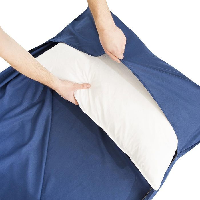 Drap De Sac De Couchage Cicilin - Microfibre Portable 75x210cm Pour Voyage Camping