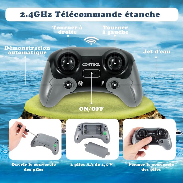 Jouet Dinosaure Télécommandé Télécommande Dinosaure Jouet Réaliste 2.4G
