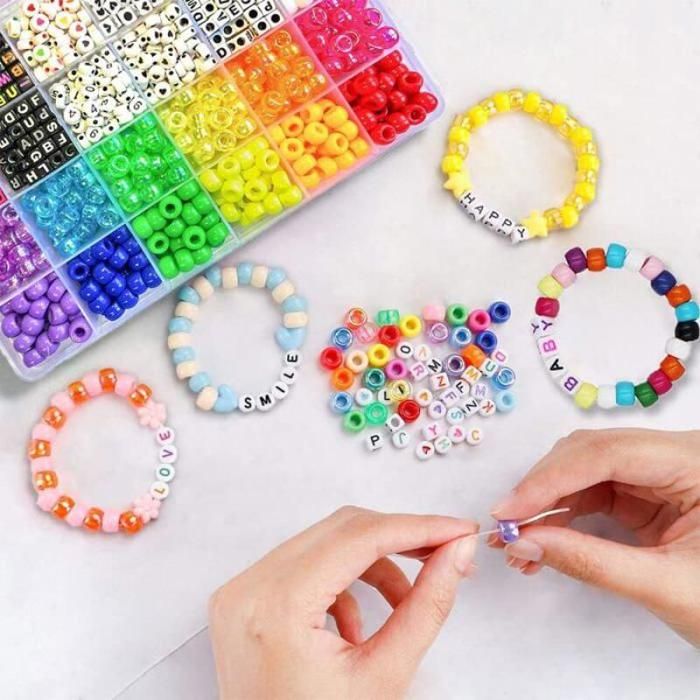 MFUSUL Lot De 10 Bracelets D'Amitié à Paillettes – DIY Pour Enfants Dès 6 Ans – Cadeaux Filles