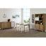 Salle A Manger Complete Bois Blanc Nathan L 150 190 X L 90 X H