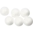 Boule polystyrène séparable diam. 20 cm, densité supérieure, Boules en polystyrène, Sphere en polyst