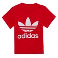 T-shirt Rouge Bébé Garçon Adidas HE2189-0