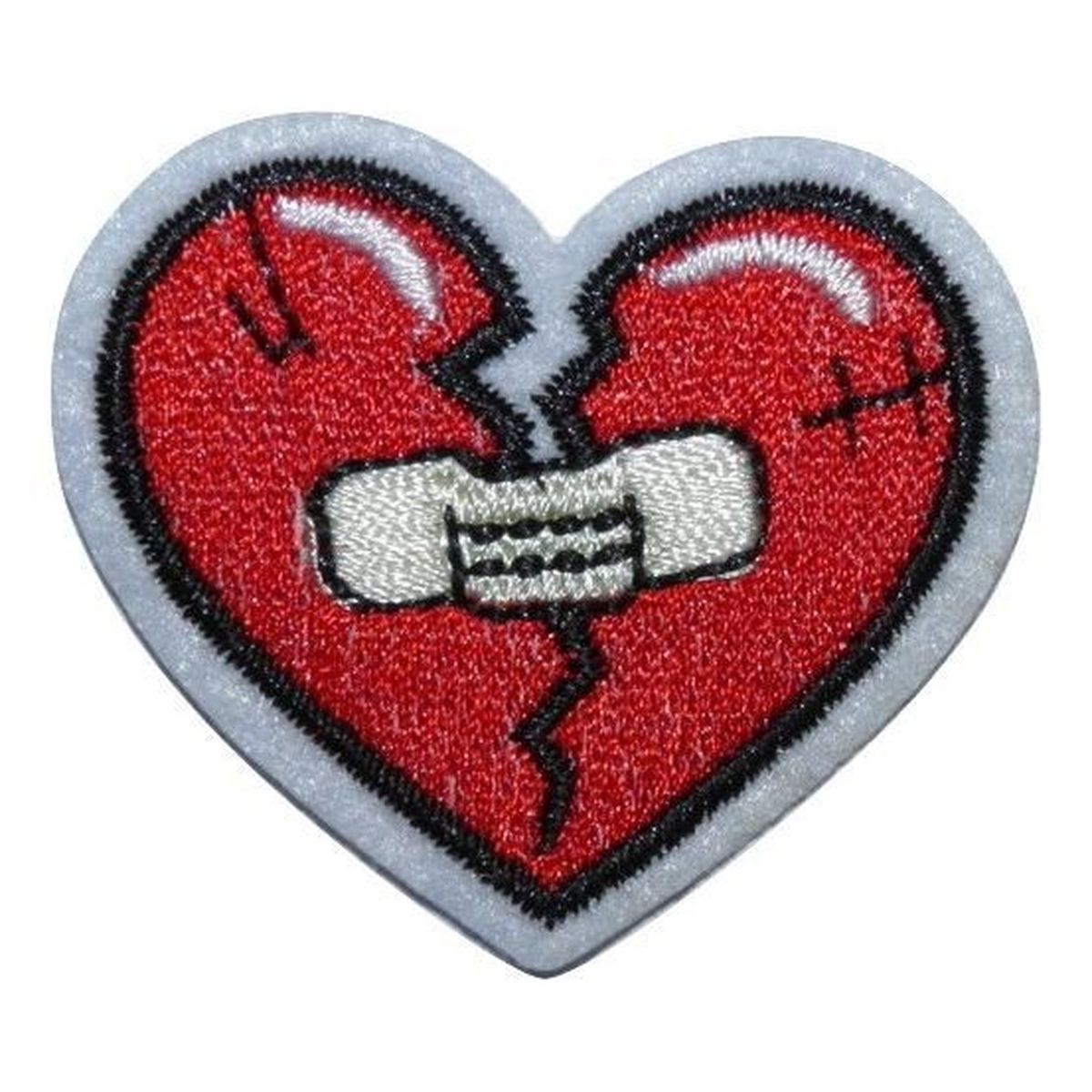Ecusson Brode Patch Thermocollant Cœur Brise Cdiscount Beaux Arts Et Loisirs Creatifs