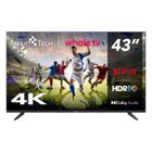 Smart Tech TV LED 4K UHD 43" (108 cm) Smart TV Whale OS-43UH02V- Netflix, Prime Video, Disney+ HDR10 3xHDMI - 2xUSB -Dolby Digital+