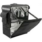 BEMATIK Sac à dos isothermique pour la livraison des commandes de nourriture à vélo et moto noir