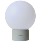 LUMISKY Lampe de table touch béton gris LED TERRA Gris Béton H25CM