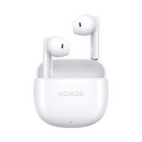 Écouteur Bluetooth sans Fil HONOR Earbuds X6 Blanc Réduction de bruit IA pour des appels clairs