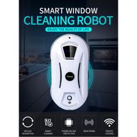 BAZARLAND30.Robot aspirateur ultra fin pour le nettoyage des vitres de la maison, nettoyeur de vitres électrique avec télécommande.