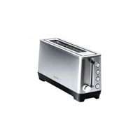 Grille-Pain - Cecotec - BigToast Extra - 2 tranches - 1100 W - Acier inoxydable