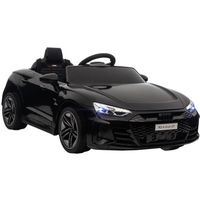 Voiture électrique enfant Audi RS e-tron GT - HOMCOM - Noir - Effets sonores et lumineux - Télécommande
