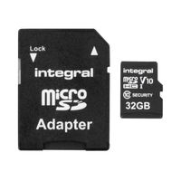 integral Mémoire Security Micro SD 32GB - INMSDH32G10-SEC