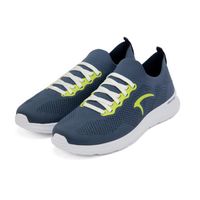 Chaussure de sport pour hommes - MINTRA - Modèle CAI WIRE - Bleu marine/vert citron - Running - Taille 40