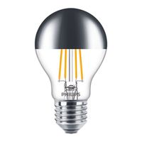 Philips MASTER Value LEDbulb E27 Poire Miroir 7.2W 650lm – 827 Blanc Très Chaud | Meilleur rendu des couleurs - Dimmable -