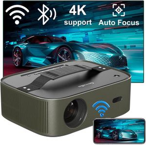 Vidéoprojecteur [Autofocus/Keystone] Gammabai Vast Videoprojecteur Portable 4K, Retroprojecteur 400 ANSI Native 1080P Supporte 4K WiFi.[Z205]