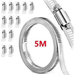 APT Lot De 4 Colliers De Serrage 28-32 Mm – Pour Poteaux De Tente, Store, Camping – Acier Robuste, Fixation à Vis Papillon