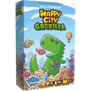 JEU SOCIÉTÉ - PLATEAU Cocktail Games Happy City - Extension : Grozilla -