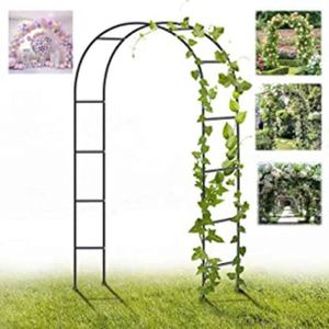 Arche Arche à rosiers arcade pergola treillis arc tonnelle portail arceau tuteur métal 