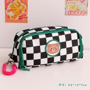Trousse scolaire a carreaux Cdiscount
