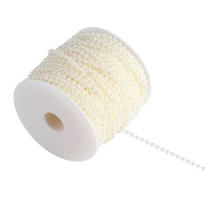 25m / Roll Fil De Perle Plaqué Perles Guirlande Corde Bricolage Mariage  Décorati