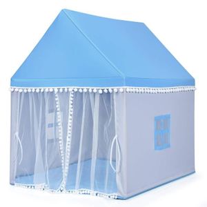 VIDAXL Tente de jeu pour enfants avec 250 balles Bleu 120x120x90 cm pas  cher 
