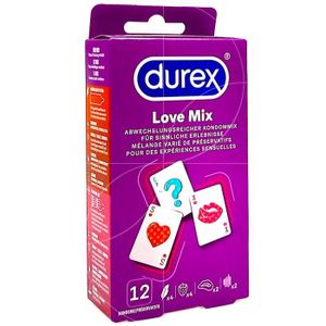 PRÉSERVATIF  Préservatifs Love Mix x12pcs