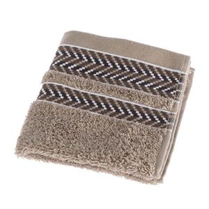 30 x 30 cm HOMESCAPES Carr/é /éponge en 100/% Coton Elite 580 g//m/² Beige cr/ème