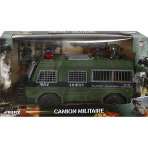 VOITURE - CAMION Camion militaire roues libres - LIAM ACCESS - Avec