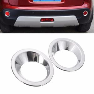 2 ENJOLIVEURS CHROME CACHES CONTOURS ANTIBROUILLARDS ARRIERE pour NISSAN QASHQAI