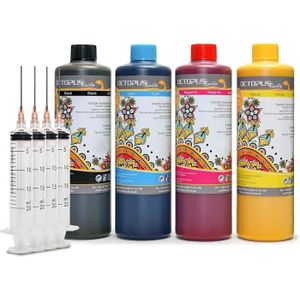 LNKCOS Encre de sublimation 600 ml pour imprimantes Epson EcoTank ET-8500  ET-8550 : : Informatique